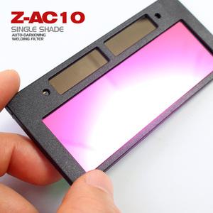 ZEST 자동차광 용접카트리지 Z-AC10 센서유리 자동흑유리 차광용접면 태양광충전 시력보호 필터