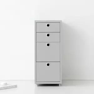 마켓비 MKB 서랍장 2.2단 라이트그레이, 1개