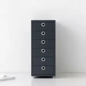 마켓비 MKB 서랍장 6단 다크그레이, 1개