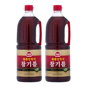 사조해표 재래압착식참기름 1.8L 2개/식용유/간장/된장/국