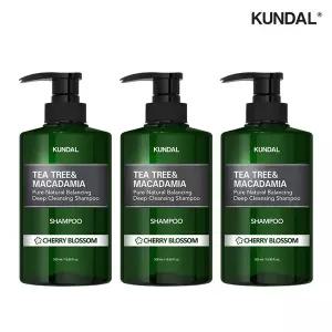 쿤달 티트리 앤 마카다미아 지성샴푸 x 3개