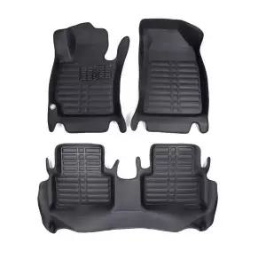 [제이큐]카매트 더 뉴 스파크 자동차 차량 차 입체 바닥 발 매트 18년-현재 블랙