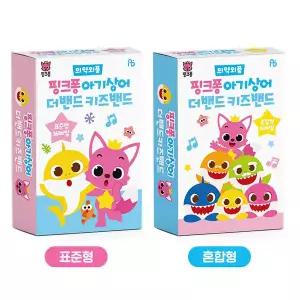 핑크퐁 아기상어 더밴드키즈밴드 16매입 표준형28.02.02 혼합형27.02.04까지 반창고