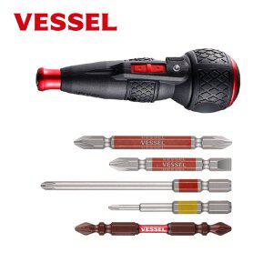 베셀 VESSEL 드라이버 220USB-5K 전동드라이버 5개비트 포함세트 볼그립 파워용 충전식