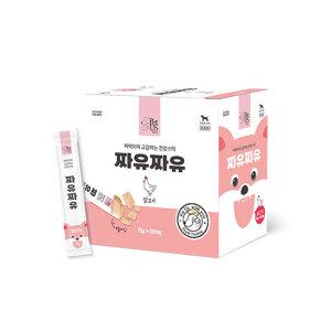 펫어스 짜유짜유 닭고기 15gx60개입 짜먹이는 강아지 츄르 기호성 좋은 애견 건강 간식