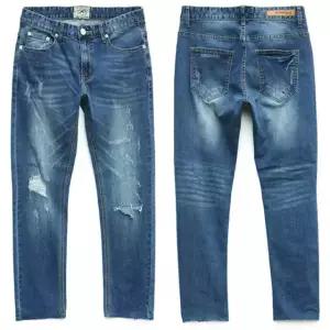 제이로드 재고정리 28/34  CK5315 빈티지 구제 9부 커팅 빅사이즈 슬림 일자 남자청바지