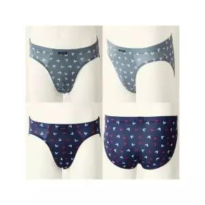 [하프클럽/솔브]비너스(행사) 2매입   폴리 스판 하트 나염  남성 브리프  2세트 SVMP7239_2C_C