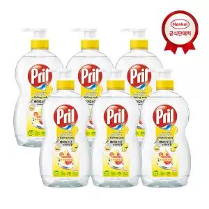 베이킹소다 퓨어레몬 700ml x6개 고농축 1종 주방세제 프릴