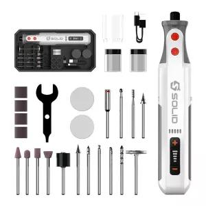 솔리드 충전그라인더 8V 미니 전동조각기 연마기 S-MG08