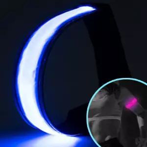 야간 러닝 달리기 LED 팔찌 라이트 안전 표시 발목 운동 스포츠 암밴드 밴드 등산 스포츠 산책 밤에보이는