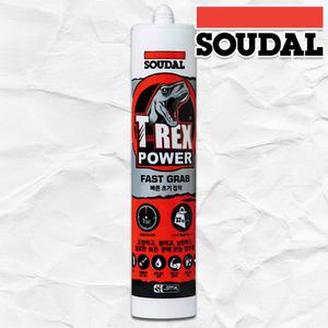 수달 SOUDAL 티랙스 파워 패스트 그랩 T-REX 다목적 건축 콘크리트 석고 목재 외벽 실내 다용도 강력 실리콘 접착제 만능접착제 290ml