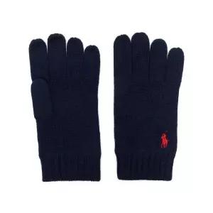 폴로 랄프로렌 로고 자수 울 장갑 710886135002 TP435973706
