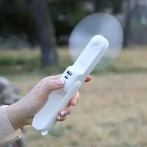 [레이나] 3in1 무선 핸디형 곰돌이 선풍기 RF-W1004 / 4800mAh 보조배터리 손전등