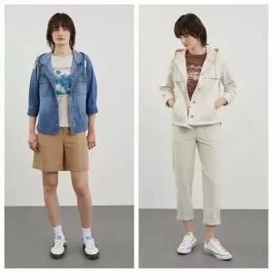 갤러리아 후드 데님자켓 VVBMJ4M3361