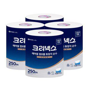 [유한킴벌리]크리넥스 에어셀 점보롤 프리미엄 순수 250m 12롤