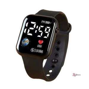 여자 시계 학생 사각 밴드 컬러 LED 손목 전자 남자wxy307