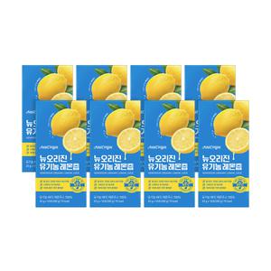 [뉴오리진] 유한건강생활 스페인산NFC착즙 유기농 레몬즙 14일분X8박스