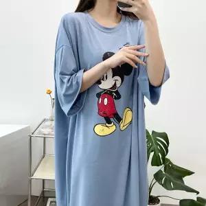 [보리보리/보리맘]박시 반팔 미키 수유 원피스 빅사이즈 여름 수유복