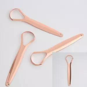 스텐 혀클리너 3P 로즈골드 혓바닥클리너 혀닦기 혀닦는기구