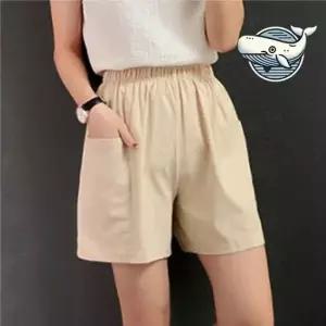 [오노마] ONM 편안한 하이웨스트 린넨 빅포켓 여름 반바지 32101171)