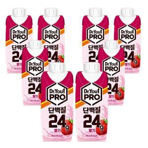 무료배송 오리온 닥터유프로 단백질드링크 딸기맛 250ml 24개