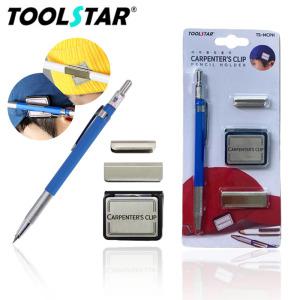 툴스타 자석클립 모자 포켓 연필 펜 자석홀더 클립 목공홀더펜 TS-MCPH