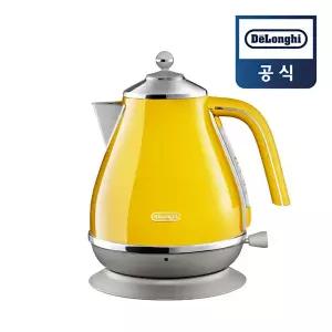 [한정컬러] 드롱기 아이코나 1.7L 무선 전기주전자 KBOC2001.Y(선플라워 옐로우)
