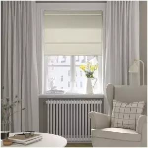 이케아 링블롬마 로만블라인드 베이지 80x160cm 커텐 거실커텐 침실커텐