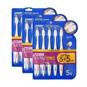 2080 오리지널 칫솔 탄력모 10입 x3