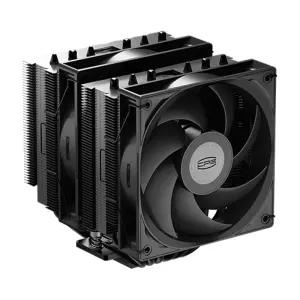 :피씨쿨러 PCCOOLER CPS RT620 PRO 카본스틸 듀얼타워 공랭 CPU 쿨러 (블랙)