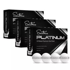 [세인트나인] 플래티넘 3피스 시그니처 블랙라인 고반발 저압축 골프공 36구