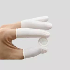 라텍스 손가락커버 작업용 위생지문보호장갑 100매