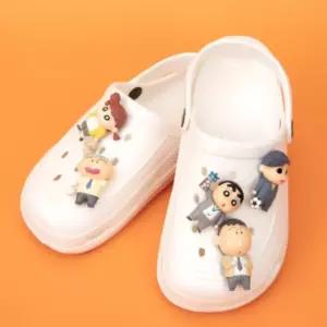 레토 슈즈 크록스 참 신발꾸미기 장식 짱구 5P 세트 BNS