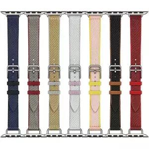 New Apple Watch Hermes 42mm Twill Jump Attelage Single Tour Band (Select Color)