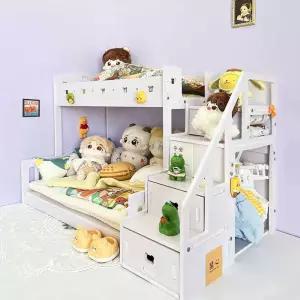 침대 20cm인형 침실 미니어처 봉제 인형용 아이돌 2층침대 이층 침대
