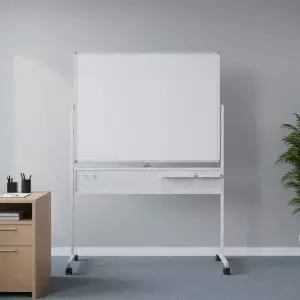 대형 화이트보드 M360 칠판 4in1 360도 회전 이동식 패그보드 자석 보드마카 포함