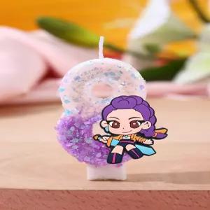 케이팝 데몬헌터스 생일파티 숫자 초 장식 파티용품 미라 용품 루미 파티풍선 케데헌 이벤트