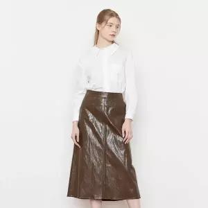 [케네스레이디](신세계 사우스시티)[BYLYNN] 페이크레더 포켓 스커트 EWLSOJ0100