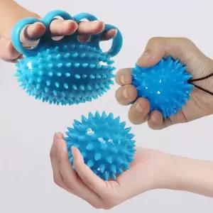 실리콘 악력기 마사지볼 운동 손가락마사지 마사지 손마사지기 운동기 돌기형 지압 손 마사지