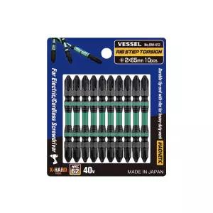 베셀 비트 세트 (10P) BW-412 십자 2x65mm