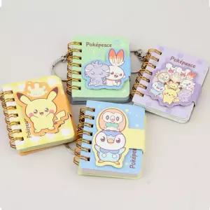 포켓몬 키링 미니 수첩(4개)/메모지 가방고리 장식