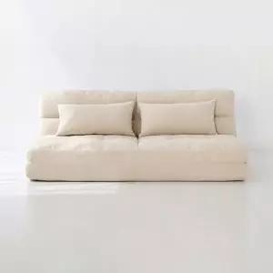 [마켓비]앰보 3인 좌식 소파베드 베이지 3516.6395