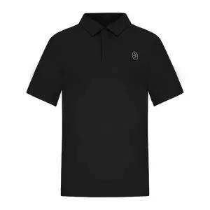 [아웃도어스/까스텔바작]남성 등 프린트 기능성 카라 티셔츠_BGDMTS203BK