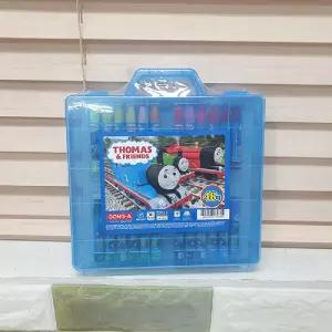 (48색) 동아 크레파스 48색 토마스/캐릭터/크레용/48컬러/가방/고급/그림/그리기/미술/교재/준비물/선명한