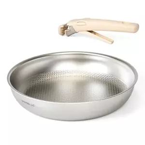 [키친아트]키친아트 냄비 프리미오316C 무연마(전해)/쇼트 통오중 탈착식 후라이팬 28cm_32605-ik