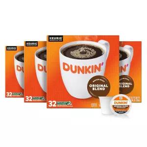 던킨 오리지널 블렌드 미디엄 로스트 커피 큐리그 K컵 포드 128개