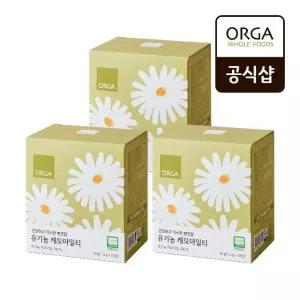 [올가] ORGA 유기농 캐모마일티 (1.3g*10포) x 3개