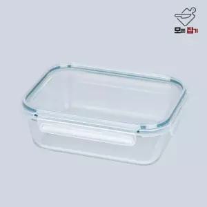 모든집기 두꺼운 내열유리 직사각형형 오븐글라스 BPA Free 에어프라이어 전자렌지 오븐