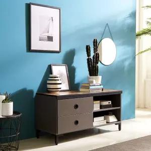 그레이 1000 테이블 선반 다이 tv 거실장 티비 수납장/사무실/홈/테리어/카페/식당/호텔/펜션/숙박/업소/낮