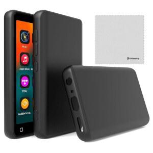 이노아시스용 Mp3 플레이어 케이스 G1 G3 4.0인치, 포토선시 슬림 핏 소프트 TPU 매트 커버, 클리닝 천 블랙